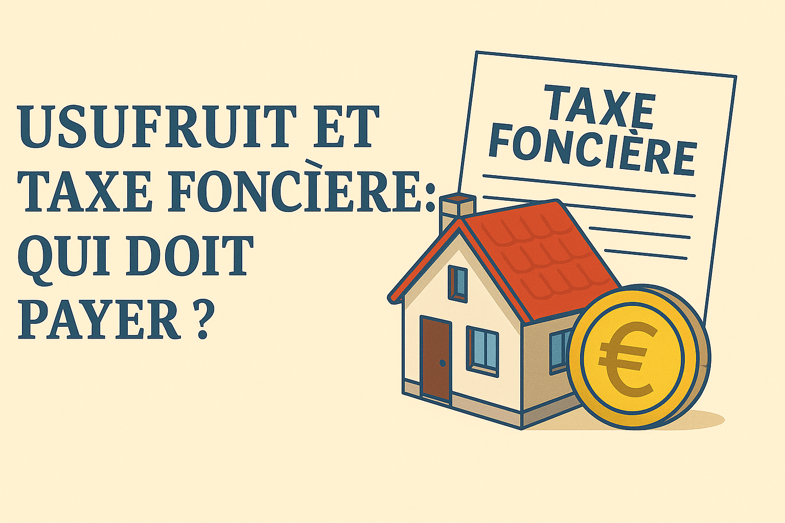 taxe foncière et usufruit, qui doit payer ?