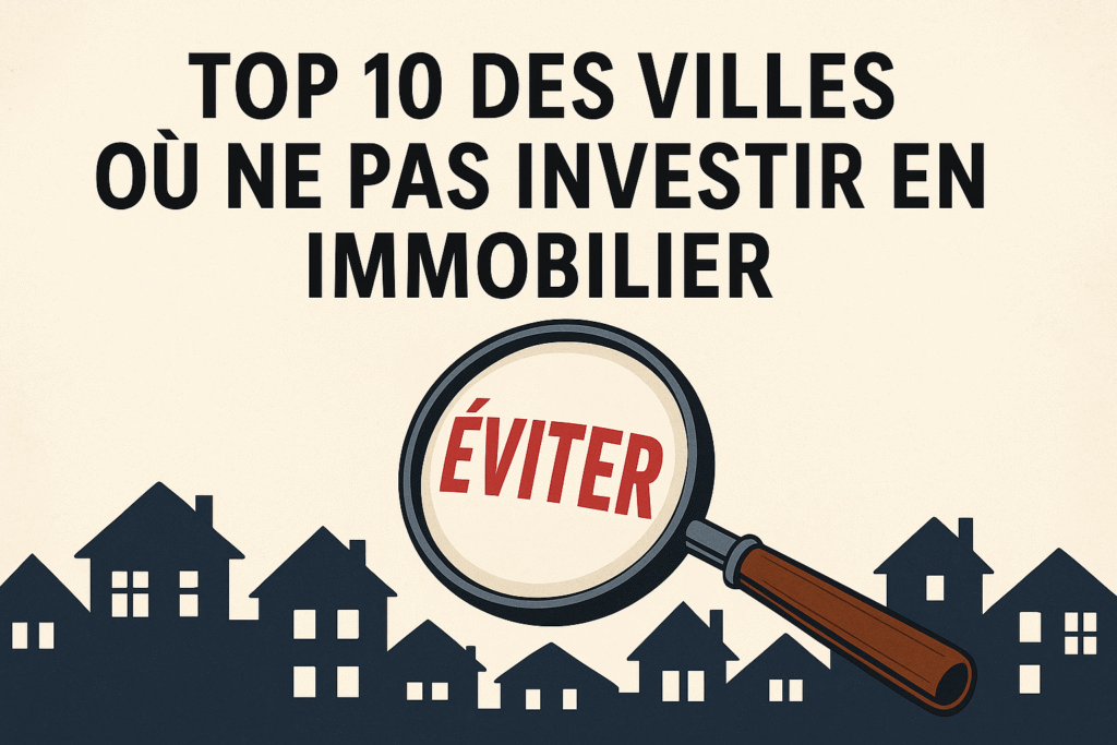 Top 10 des villes où ne pas investir en immobilier