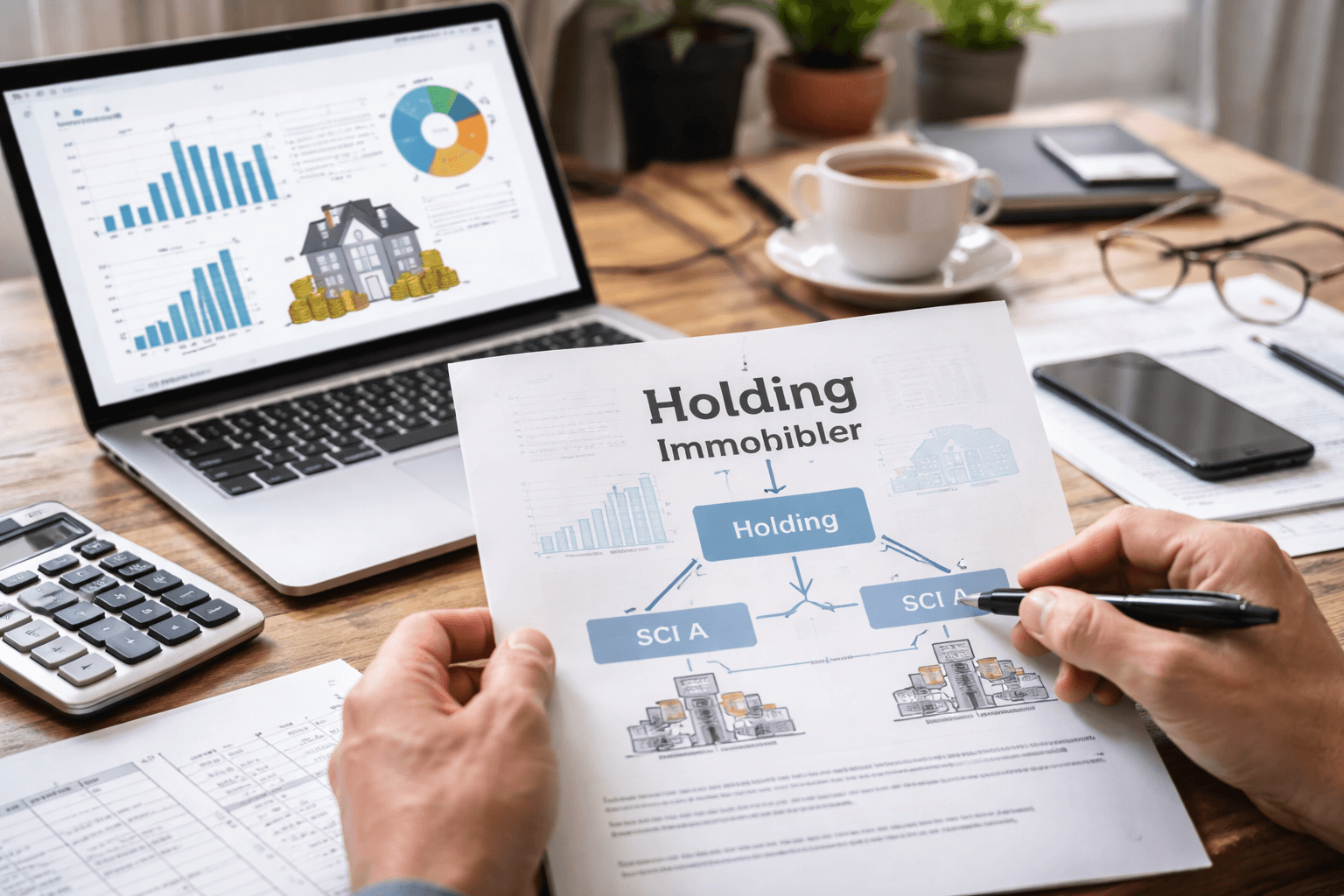 Holding et immobilier