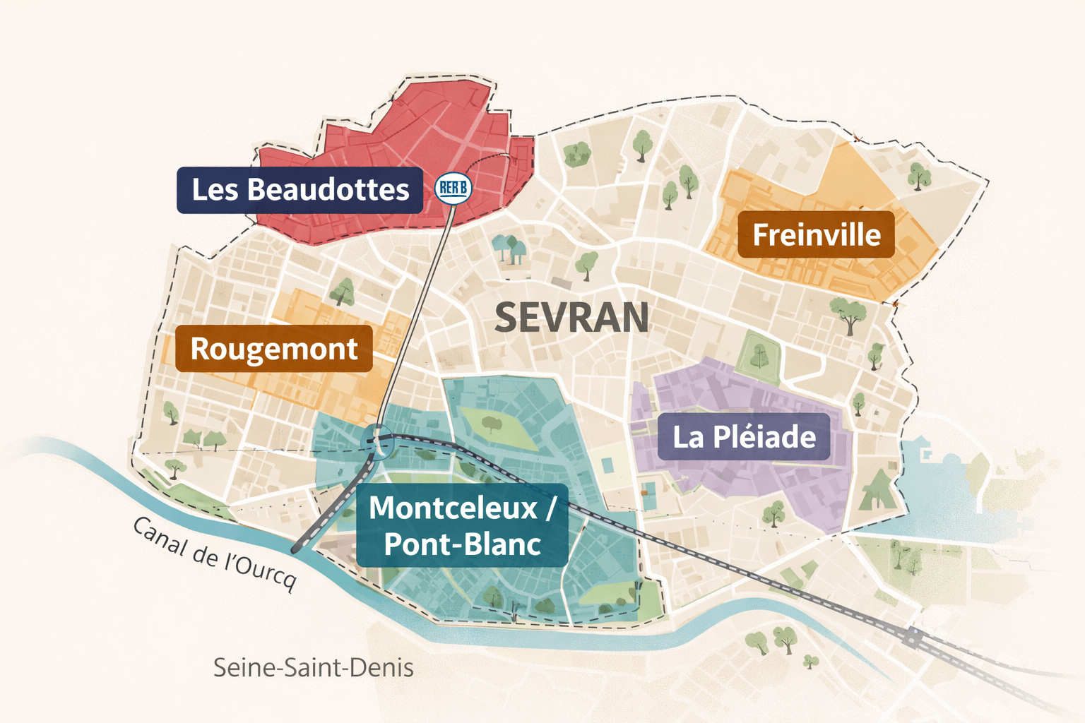 Sevran quartiers dangereux