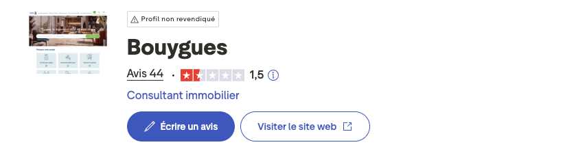 Avis promoteur immobilier Bouygues