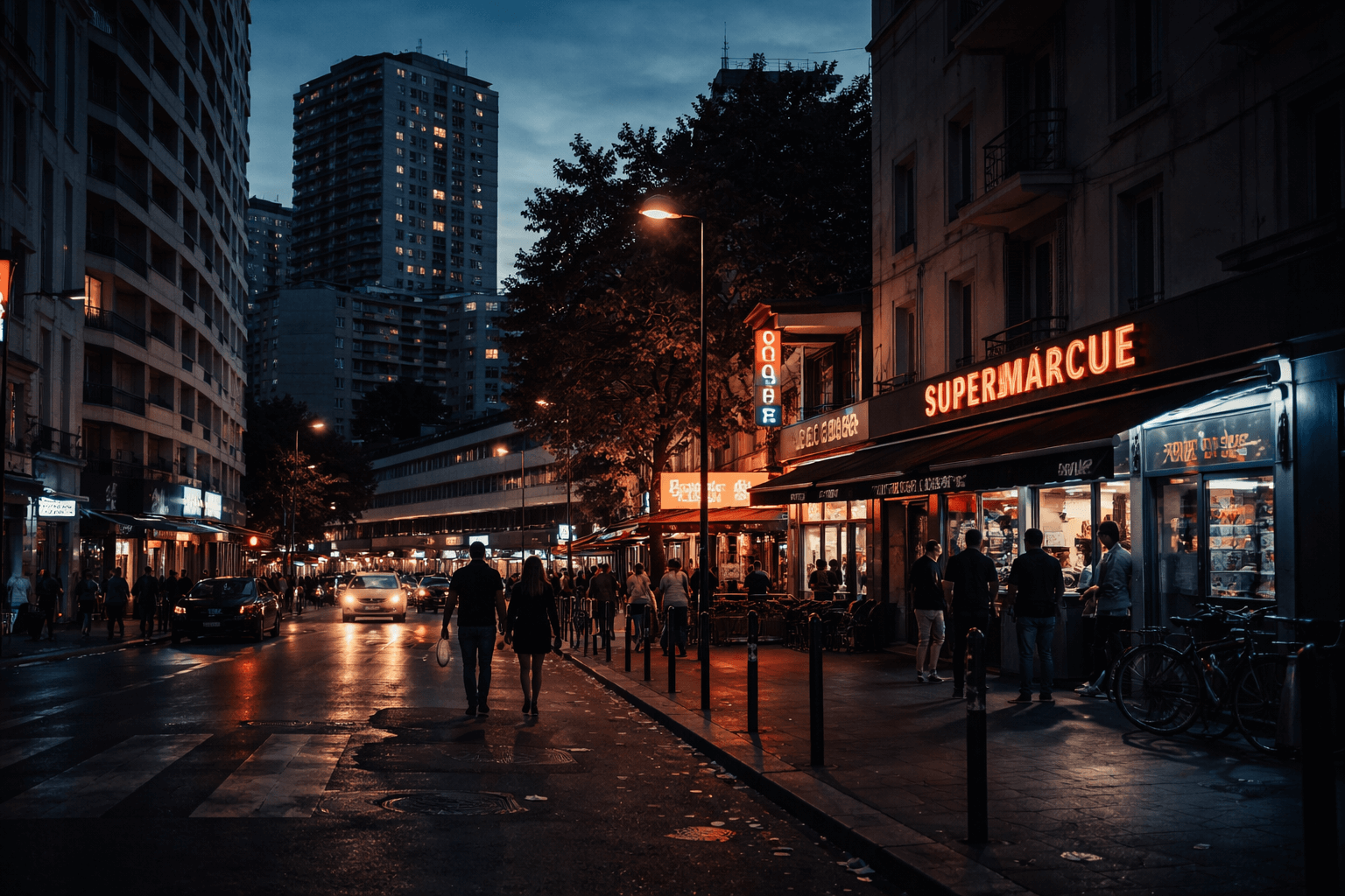 Quartiers sensibles à Courbevoie