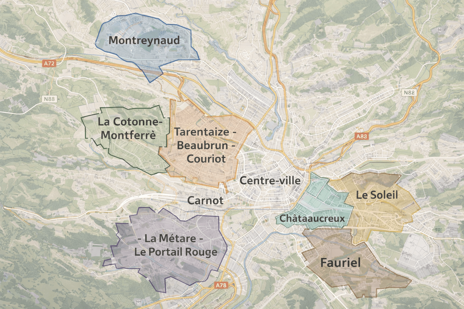 Saint-Etienne quartiers à éviter