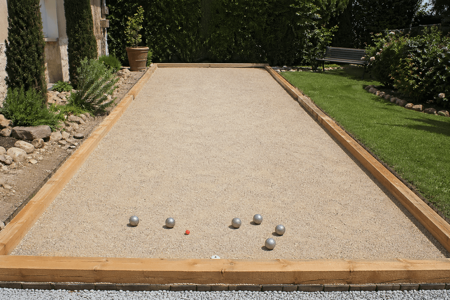 Dimension terrain de pétanque