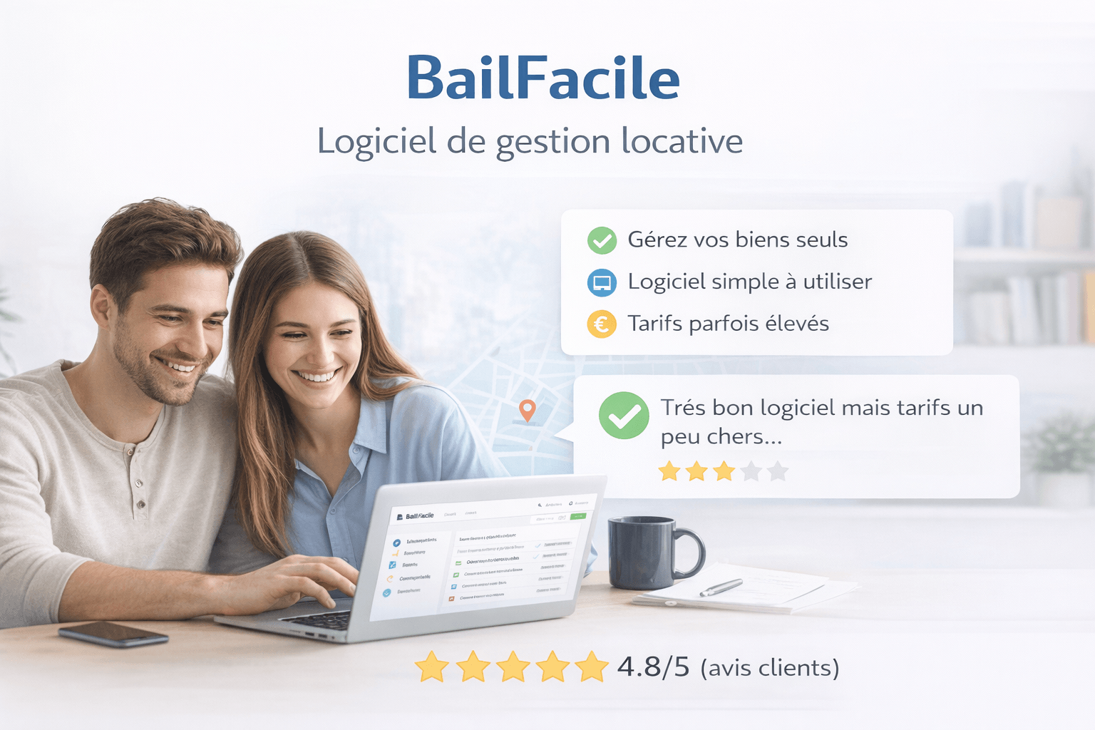 BailFacile : avis complet sur ce logiciel de gestion locative (test, prix et limites)