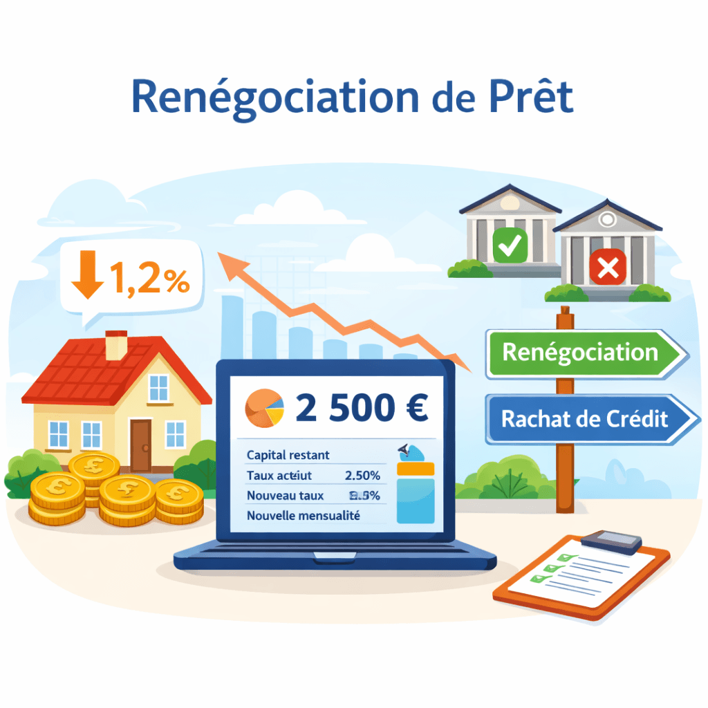 Calculette renégociation prêt Oulala : simulez vos économies sans vous tromper