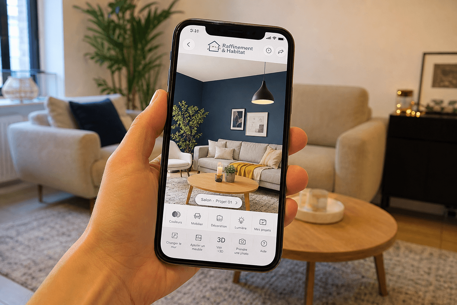 Application mobile Raffinement-et-Habitat
