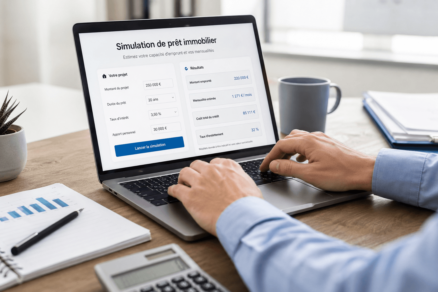 Simulation prêt immobilier