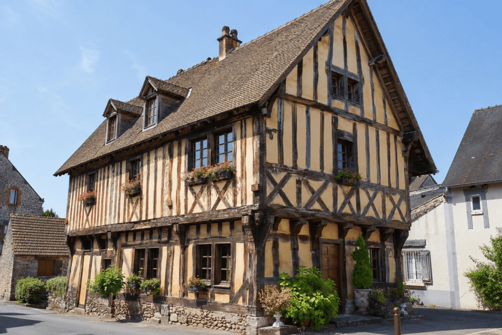 Maison en colombage