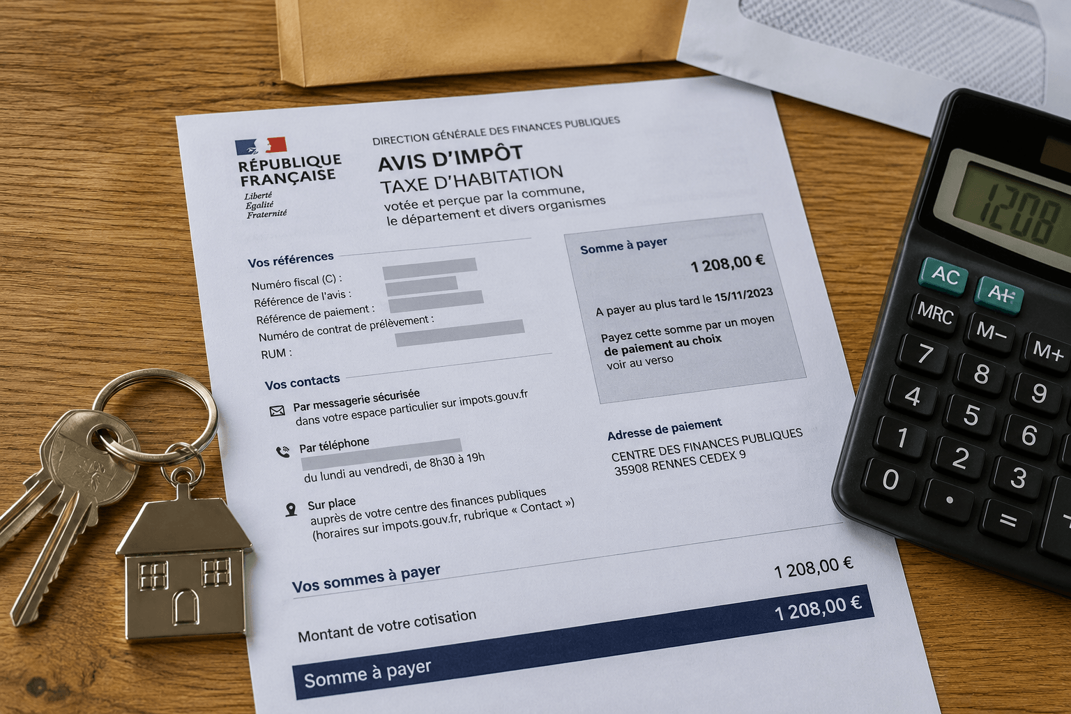 Taxe d’habitation résidence secondaire